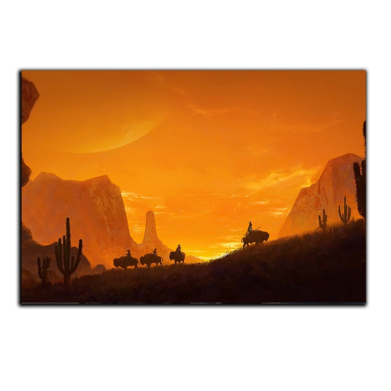 تابلو شاسی بکلیت طرح کویر و صحرا مدل SH-S5645