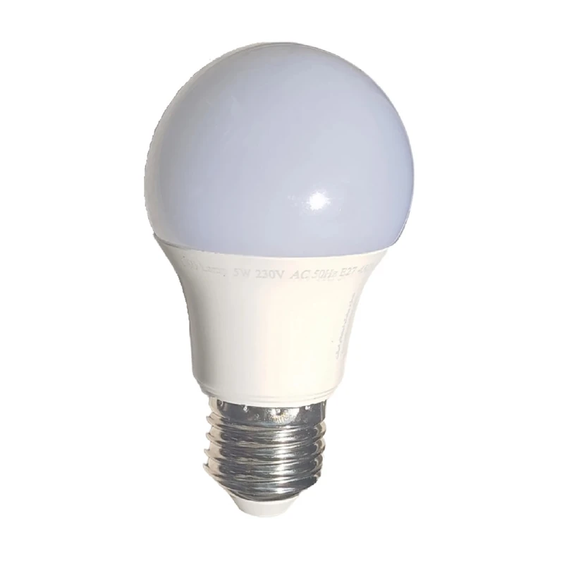 لامپ ال ای دی 5 وات پارس شهاب مدل حبابی A55 پایه E27 بسته چهل عددی