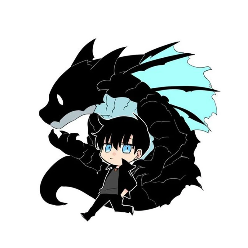 استیکر لپ تاپ و موبایل مدل انیمه طرح سولو لولینگ سونگ جین وو solo leveling sung jin woo کد 470
