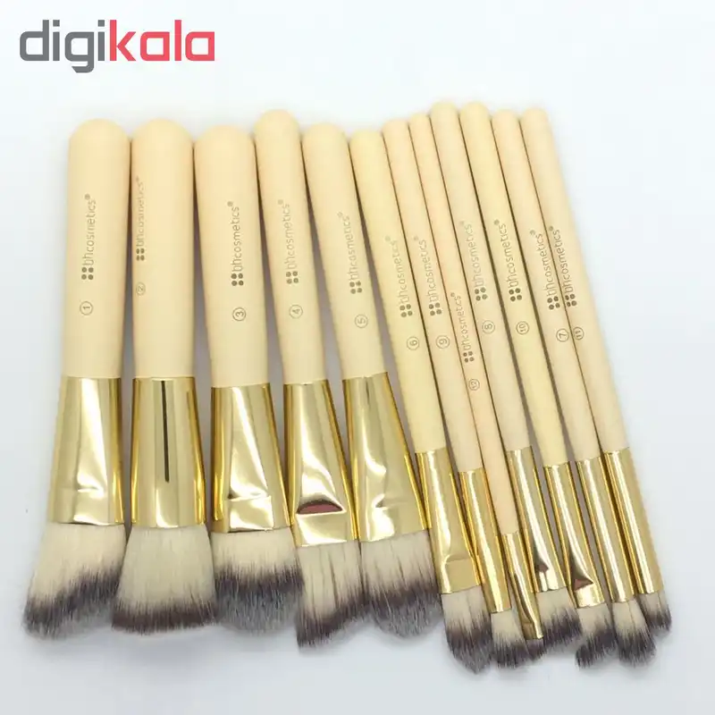 ست برس آرایشی بسته 12 عددی