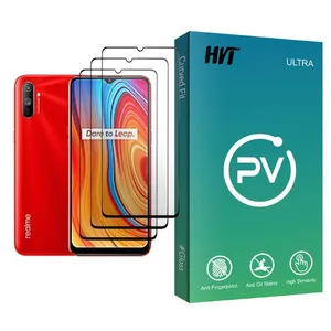 HVT PV Glass MIX003 Screen Protector For Realme C3 Pack Of 3