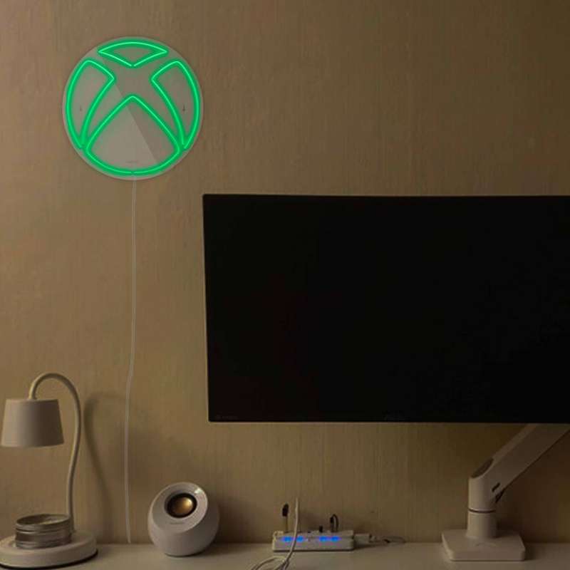چراغ دیواری نئون دیزاین طرح Xbox-GL_GR