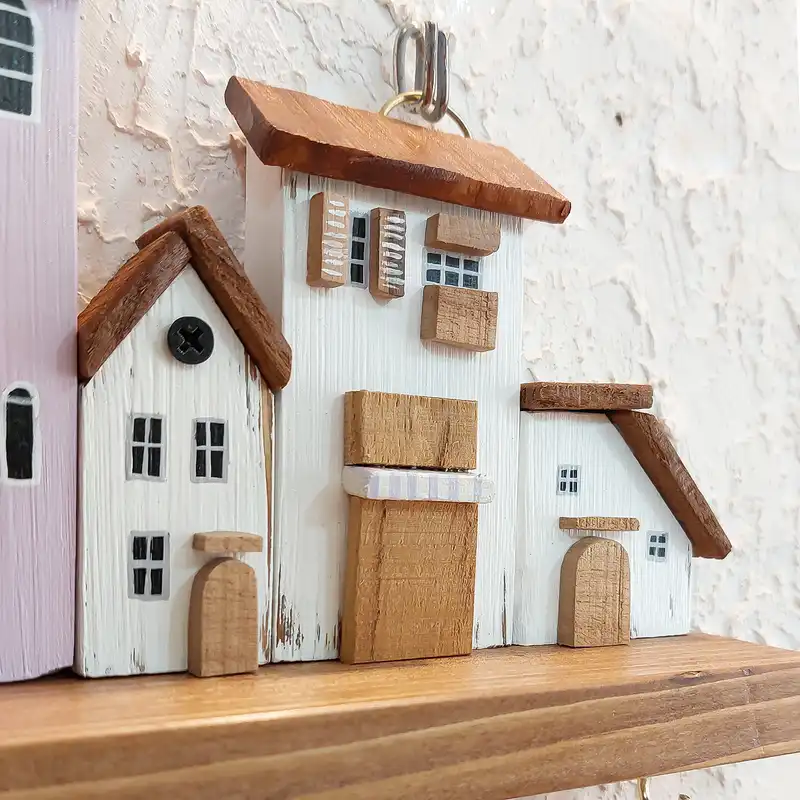 جاکلیدی دیواری مدل دهکده فانتزی کد 5312z