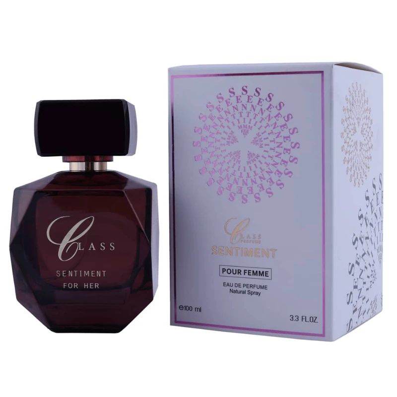 ادو پرفیوم زنانه کلس مدل sentiment حجم 100 میلی لیتر