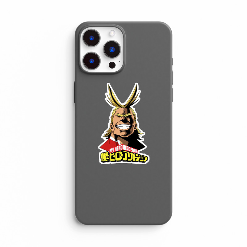 استیکر لپ تاپ و موبایل بووم طرح انیمه My hero academy مدل  1allmight کد NY35