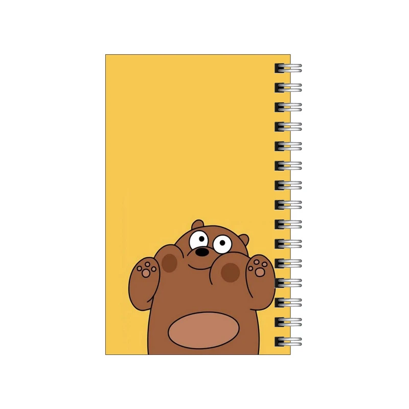 دفترچه یادداشت مدل to do list طرح خرس کله فندوقی زرد کد 1050239