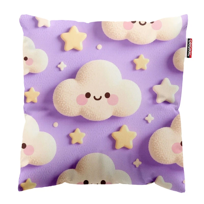 کوسن پاد آفرین طرح کارتونی بچگانه کد 3117 سایز 30*30 سانتی متر