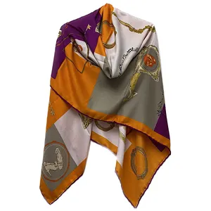 روسری زنانه مدل نخی ژاکارد پاییزه وارداتی کد 01