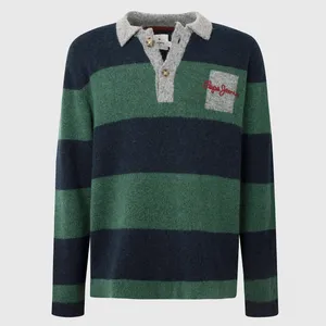 پلیور مردانه پپه جینز مدل MARVIN STRIPED PRINT JUMPER