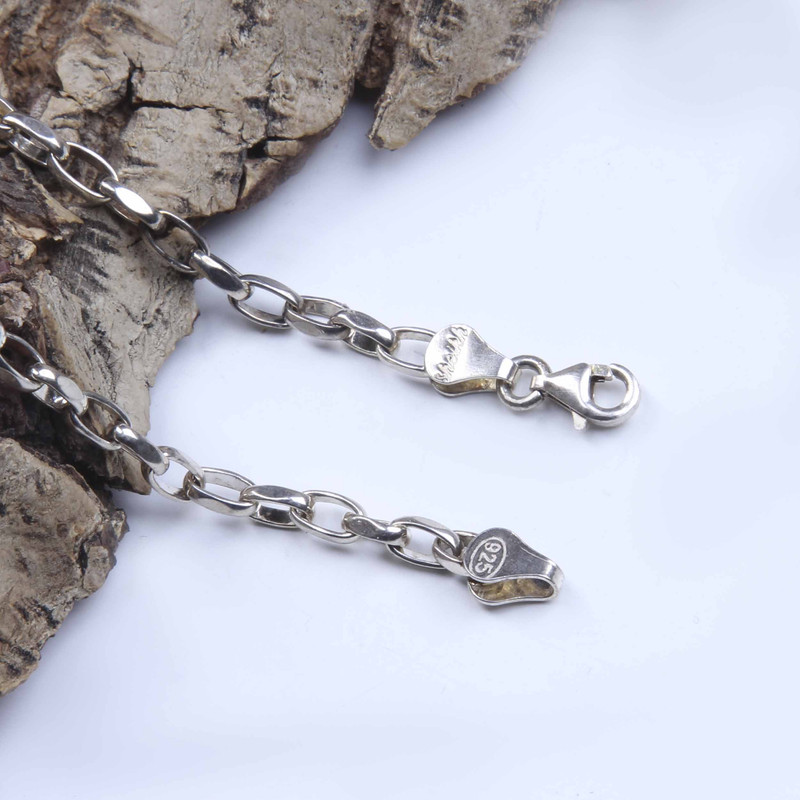 زنجیر نقره مردانه مدل کابلی مدرن وارداتی کد ZR-121 زنجیر نقره مردانه مدل کابلی مدرن وارداتی کد ZR-121