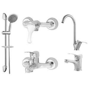 ست شیرآلات حکمت نشان مدل دیبا K مجموعه 5 عددی