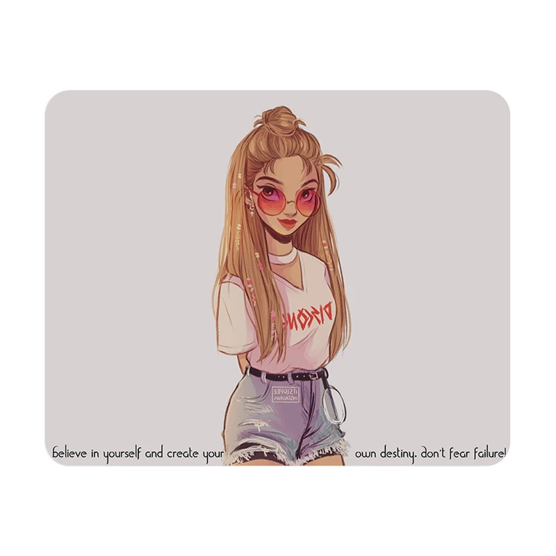  ماوس پد طرح دختر کد P100216