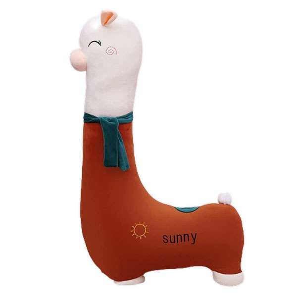 عروسک طرح لاما مدل sunny ارتفاع 60 سانتی متر