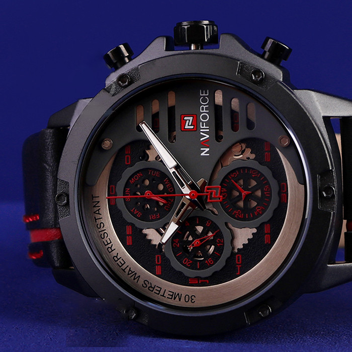 ساعت مچی عقربهای مردانه نیوی فورس مدل nf9110 ساعت مچی عقربهای مردانه نیوی فورس مدل nf9110