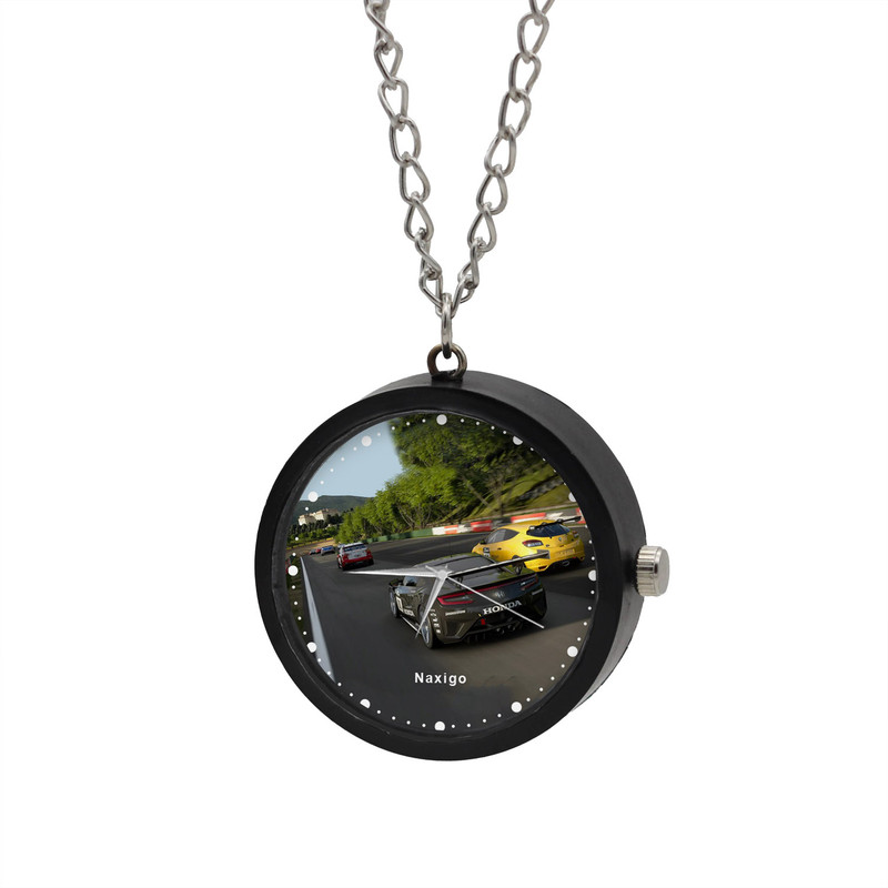 ساعت گردنبندی عقربه ای ناکسیگو مدل Gran Turismo 7 کد NF13572