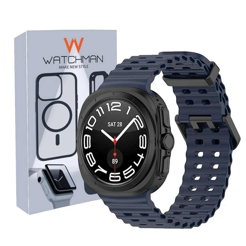 بند واچ من مدل Marine Loop مناسب برای ساعت هوشمند سامسونگ گلکسی واچ 7 اولترا Galaxy Watch 7 Ultra 47 mm