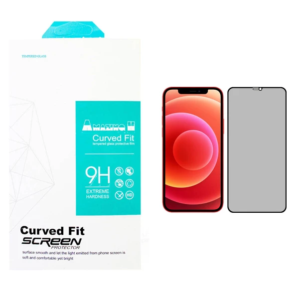 محافظ صفحه نمایش حریم شخصی مدل AMAZING مناسب برای گوشی موبایل اپل iPhone 12 Pro Max