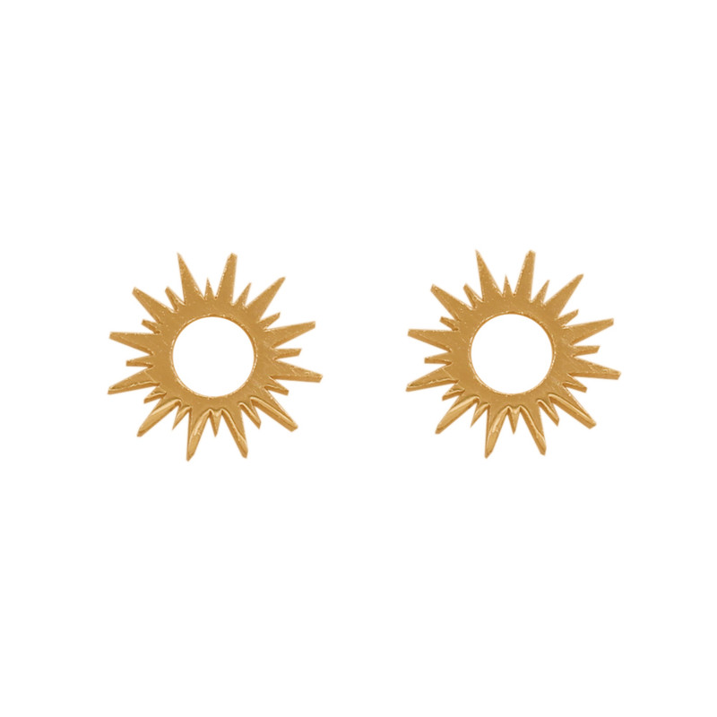 گوشواره طلا 18 عیار دخترانه رزالیا مدل Diamond-GEA-016