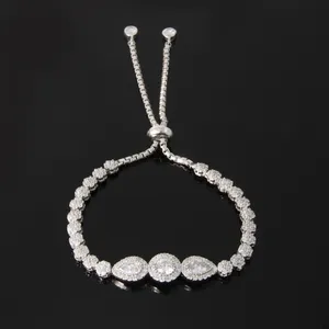 دستبند نقره زنانه مدل 67029