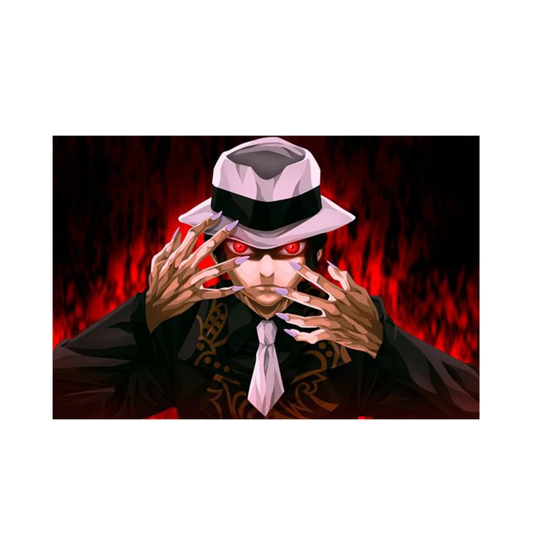 استیکر لپ تاپ و موبایل مدل انیمه طرح شیطان کش موزان کیبوتسوجی demon slayer Muzan Kibutsuji کد 793