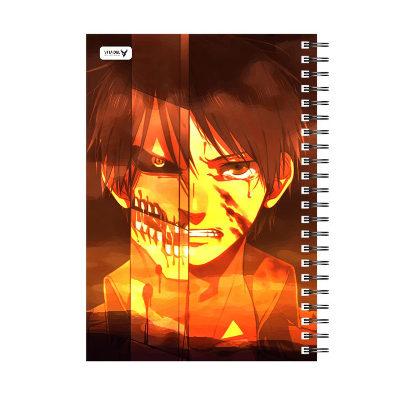 دفتر 120 برگ ویتادل طرح اتک آن تایتان مدل 3