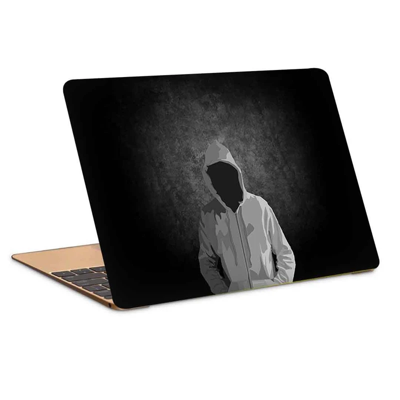 استیکر لپ تاپ طرح black hackerکد c-70مناسب برای لپ تاپ 15.6 اینچ