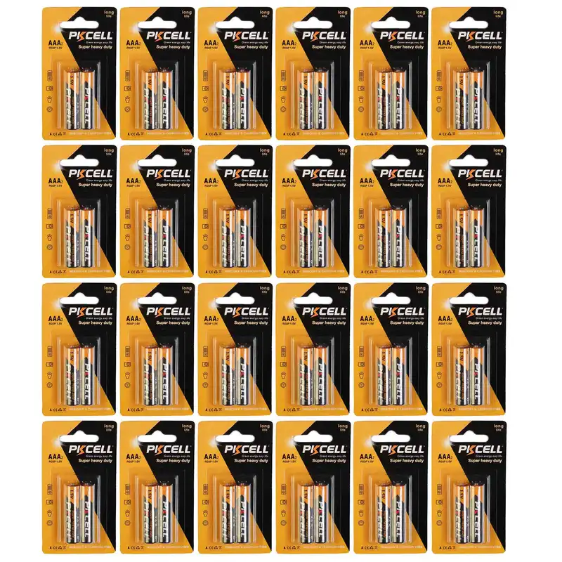 باتری نیم قلمی پیکسل مدل Super Heavy Duty بسته 48 عددی