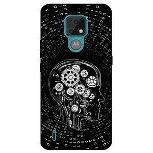 Megafone Human Robot 7428 Cover For Motorola Moto E7