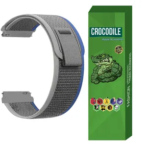 بند ساعت کروکودیل مدل C-Trail مناسب برای ساعت هوشمند تی سی اچ  TCH Z40 22mm