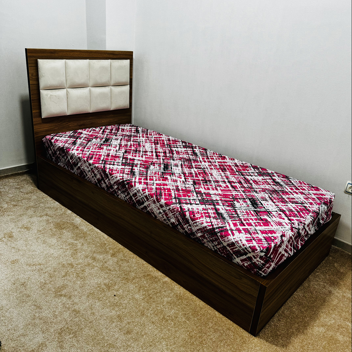ملحفه ناتوسا مدل روانداز ماکارانا یک نفره سایز 140×200 سانتی متر
