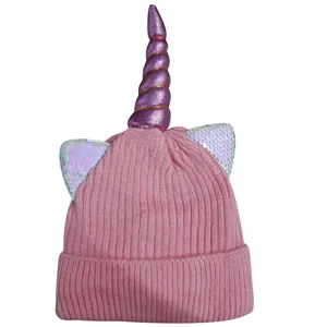  کلاه بافتنی بچگانه مدل تک شاخ کد 121