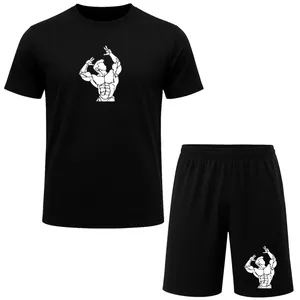 ست تی شرت آستین کوتاه و شلوارک راحتی مردانه مدل یوونتوس کد A05