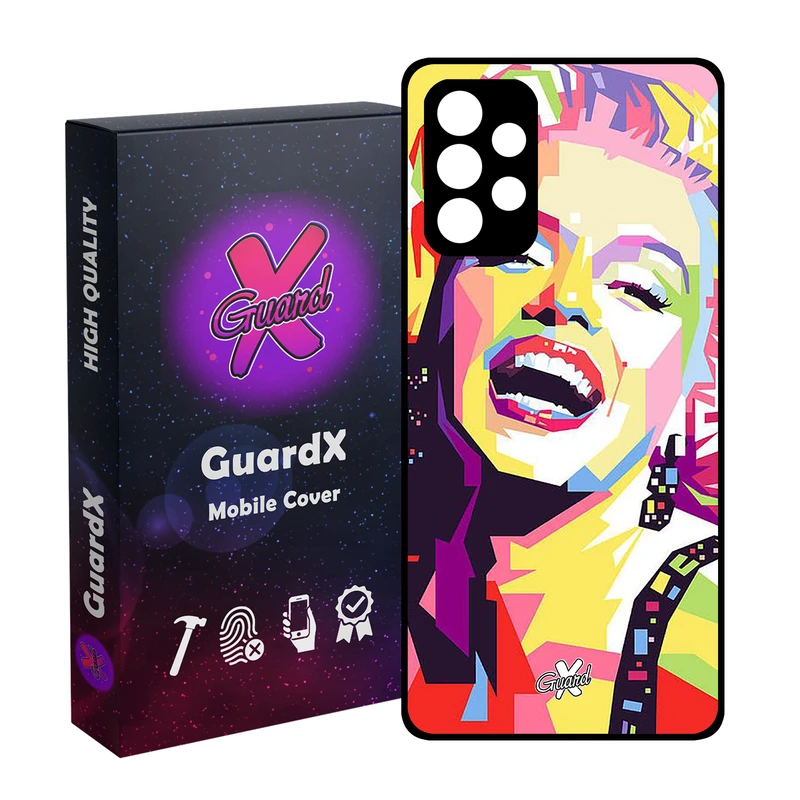 کاور گارد ایکس طرح Marilyn Monroe مدل Glass10273 مناسب برای گوشی موبایل سامسونگ Galaxy A32 4G