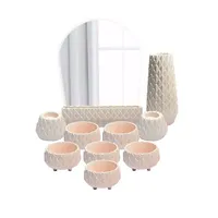 مجموعه ظروف هفت سین 10 پارچه مدل آرینا