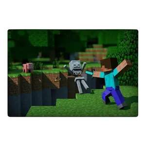 ماوس پد مخصوص بازی مدل زیگ زاگ  طرح minecraft کد 4289