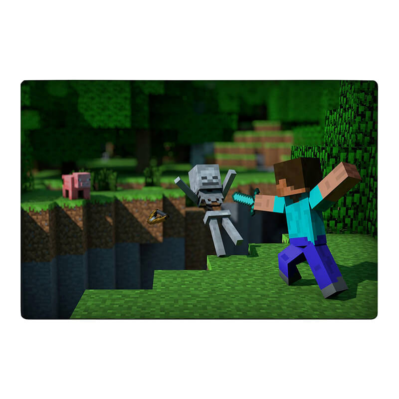 ماوس پد مخصوص بازی مدل زیگ زاگ  طرح minecraft کد 4289