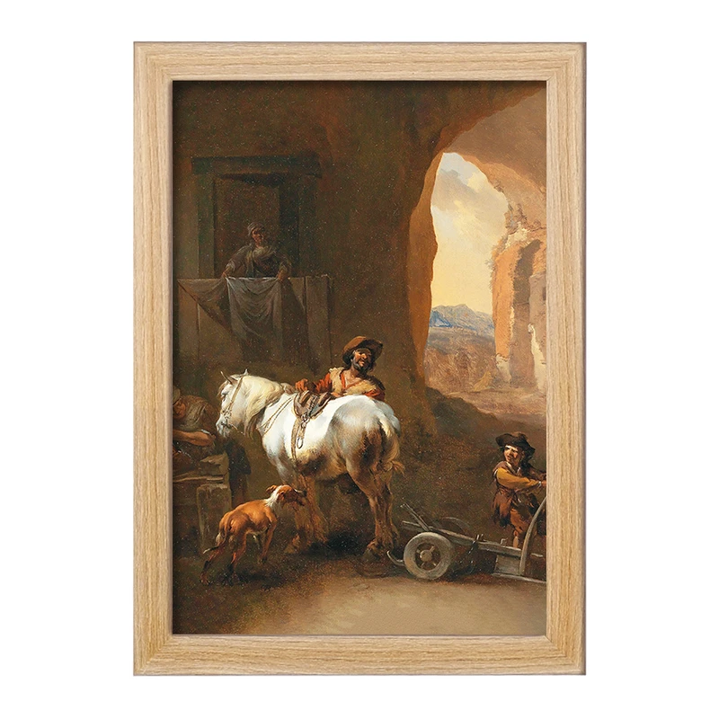 تابلو خندالو مدل نقاشی داخلی پایدار اثر نیکلاس پیترز برچم کد F12323