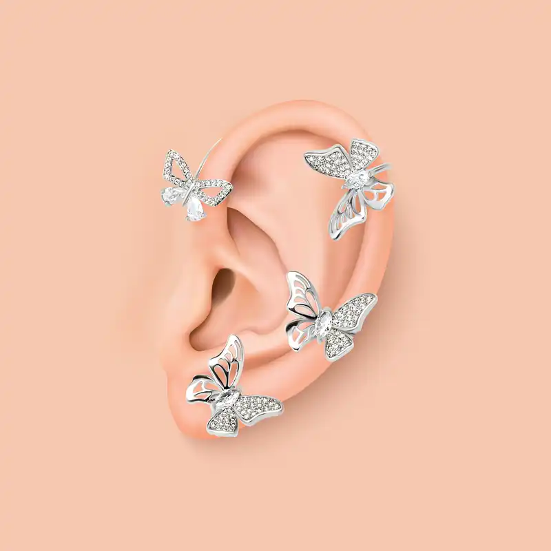 گوشواره زنانه پایتخت مدل PS1063 ایرکراس فیک