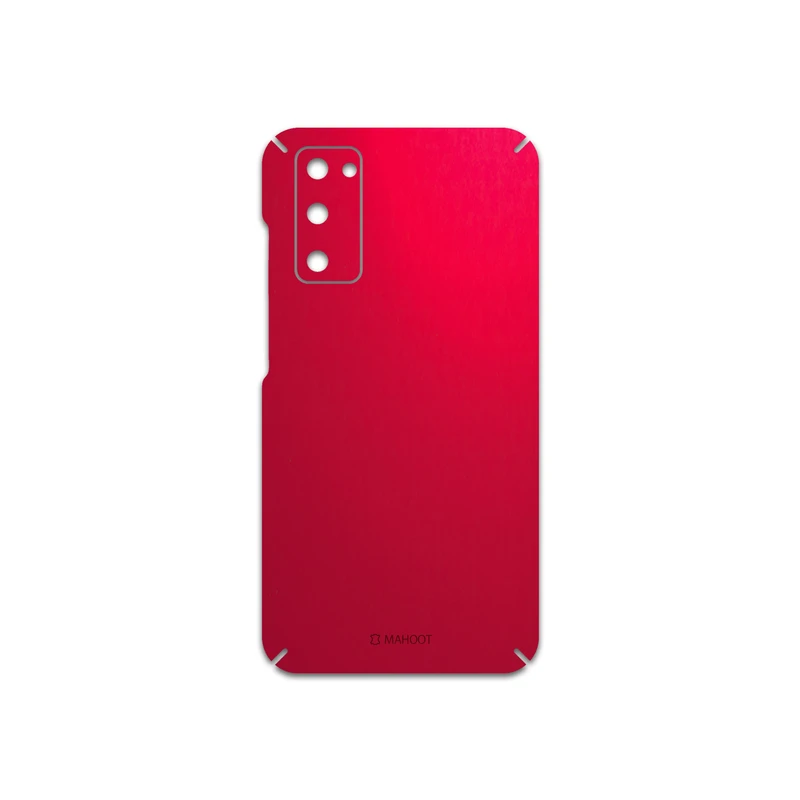 برچسب پوششی ماهوت مدل Matte-Warm-Red مناسب برای گوشی موبایل سامسونگ Galaxy S20 FE