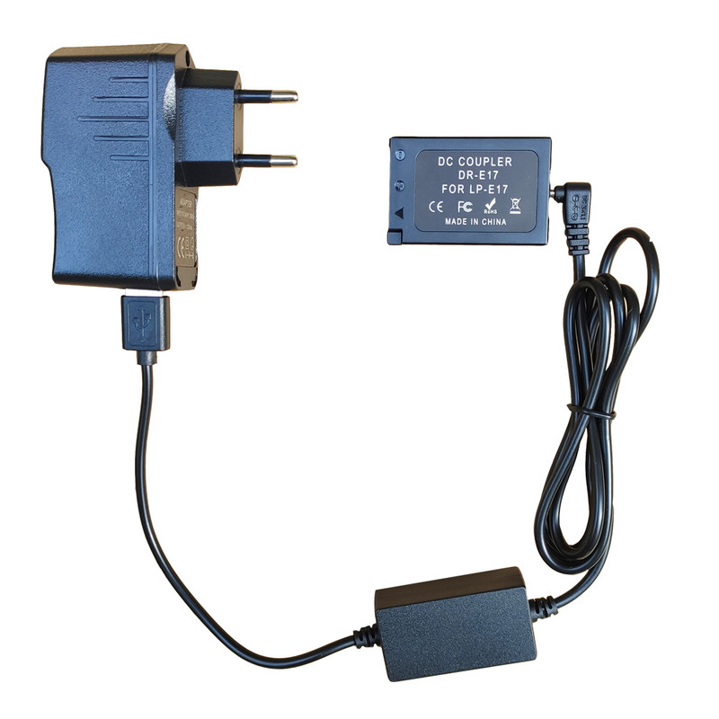 شارژر باتری دوربین مدل LP-E17 Power bank USB