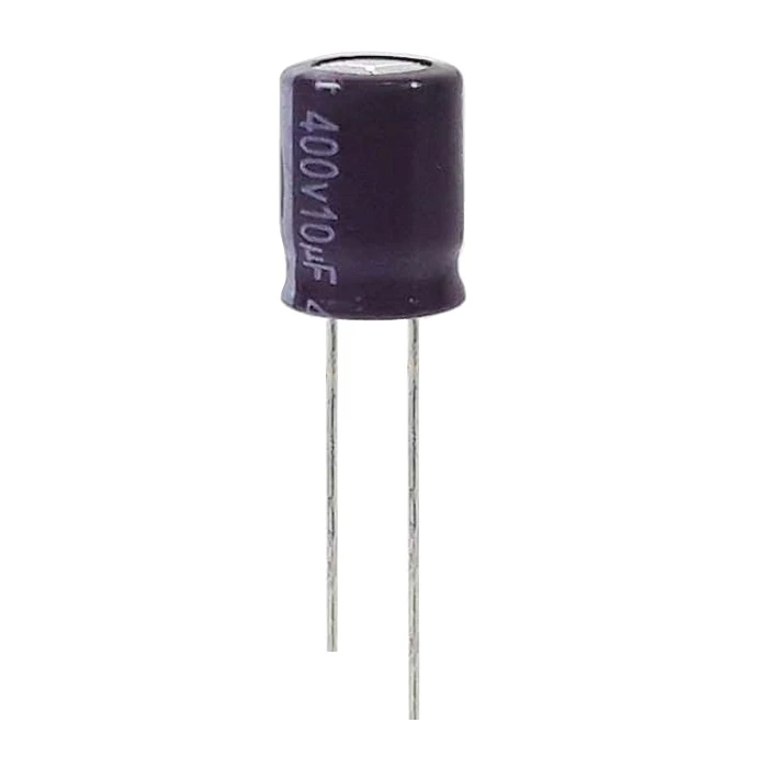  خازن الکترولیت 10میکروفاراد 400 ولت آکسبوم مدل TEC-100400 
