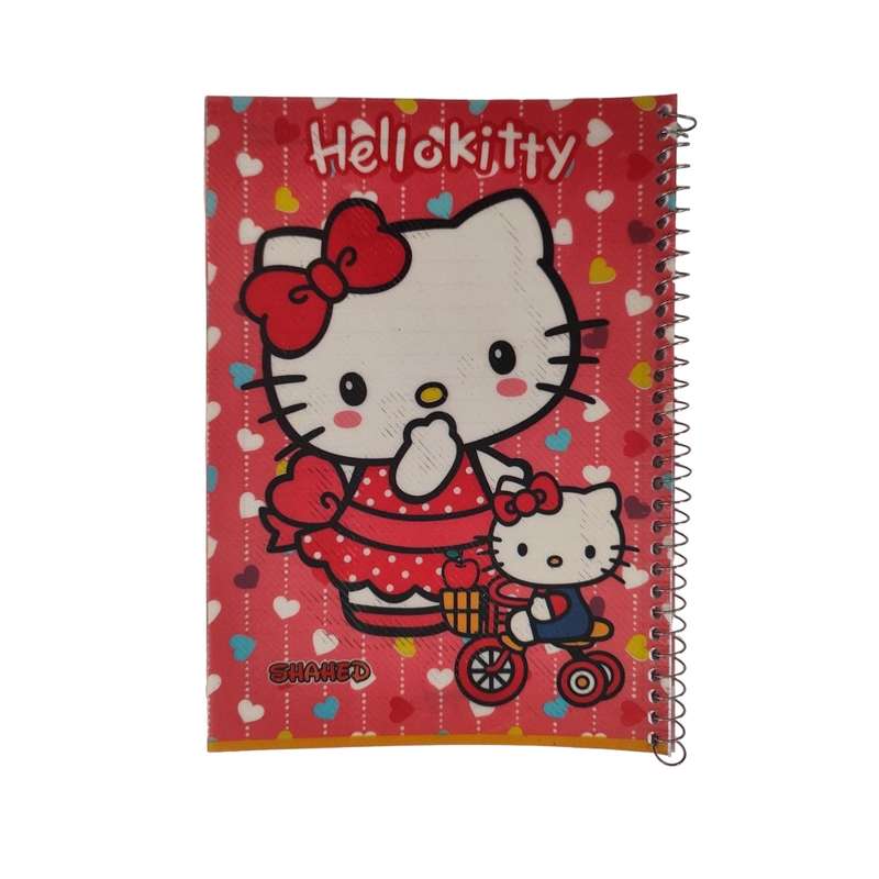 دفتر مشق 50 برگ طرح کیتی 1 کد 007