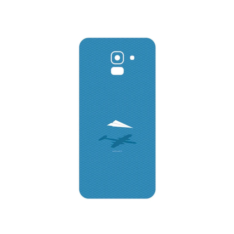 برچسب پوششی ماهوت مدل Minimal Paper Airplane مناسب برای گوشی موبایل سامسونگ Galaxy J6