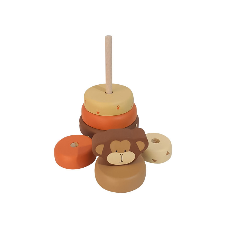 بازی فکری برج هیجان طرح میمون مدل MKids56-A-B