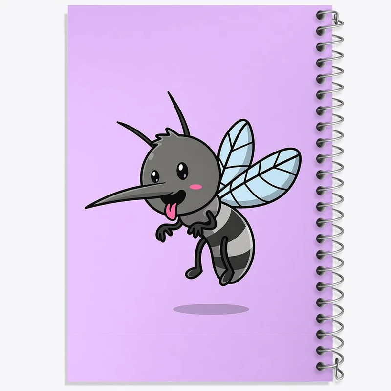 دفتر نت موسیقی 50 برگ خندالو مدل حیوانات بامزه پشه کد 29666