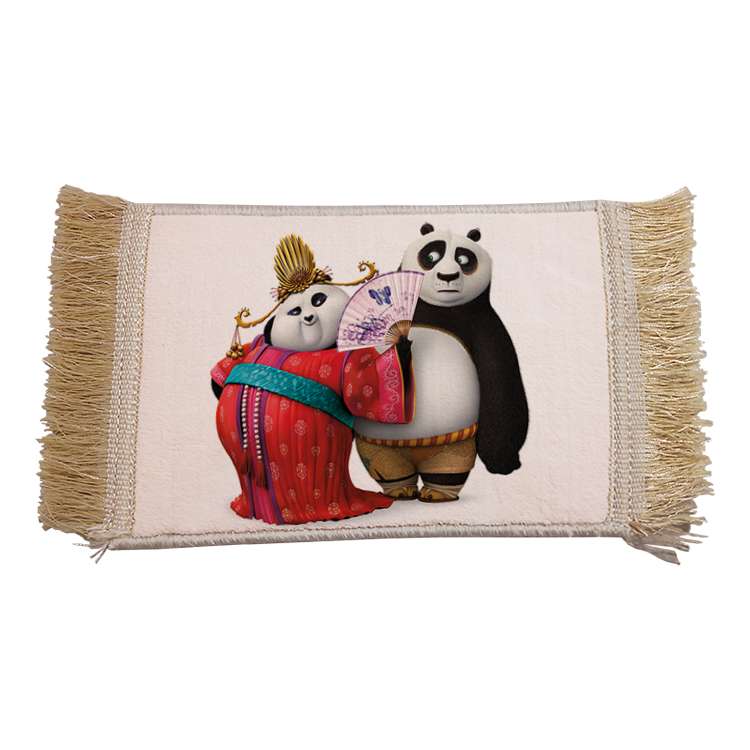 فرش ماشینی دیوارکوب مدل پاندا کونگ فو کار کد 58