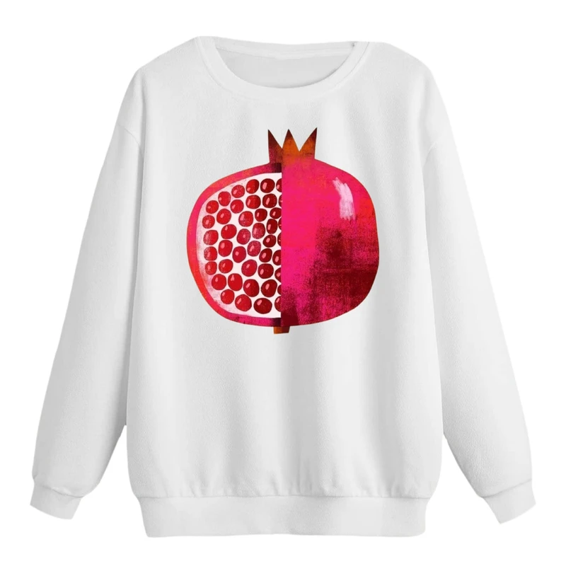 سویشرت زنانه مدل انار یلدایی کد p8  