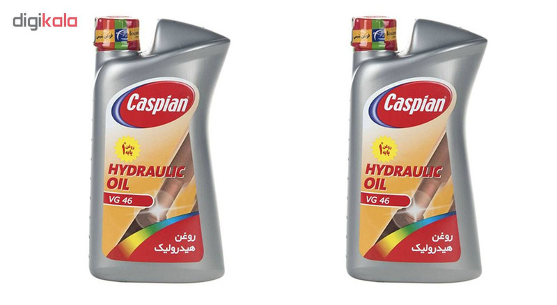 روغن هیدرولیک خودرو کاسپین مدل VG 46 حجم 950 میلی لیتر بسته دو عددی
