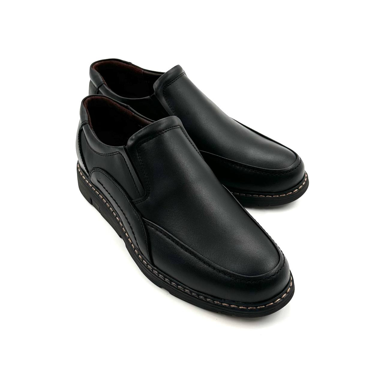 کفش روزمره مردانه چرم میخچی مدل V352