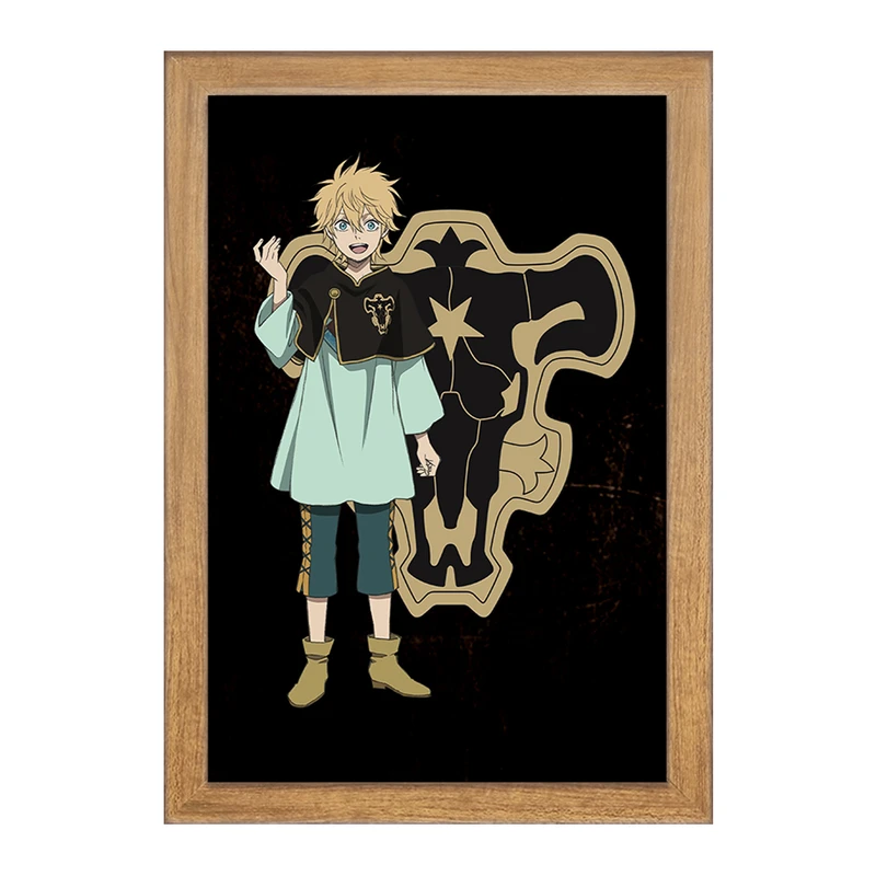 تابلو خندالو مدل لاک ولیتا انیمه بلک کلاور Black Clover  کد 10261